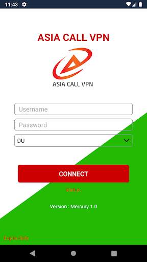 ASIA CALL VPN screenshot 2