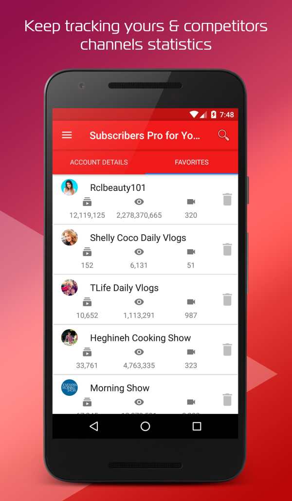 Subscribers Pro - for Youtube screenshot 3