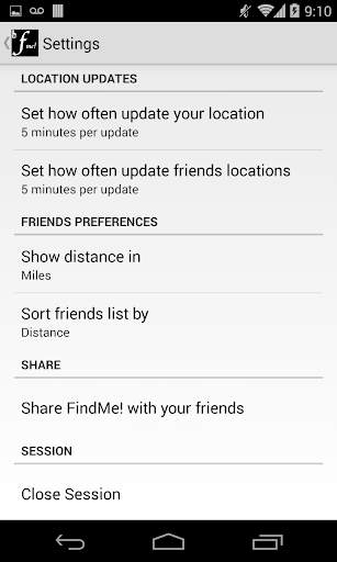 FindMe! Find my Friends! screenshot 2