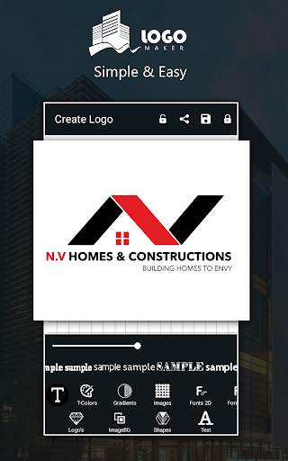 Logo Maker Free - Construction/Architecture Design screenshot 8