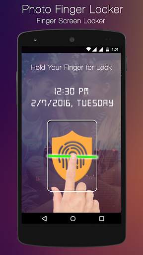 Photo Finger Print Lock Prank 10 تصوير الشاشة