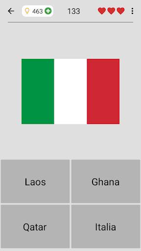Bandiere di tutti gli stati del mondo - Il Quiz screenshot 1