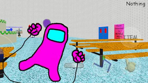 Baldi's Basics in Among Us Mod screenshot 2