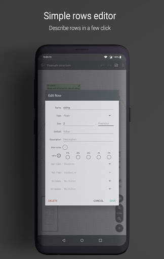 Database Designer - Full free development app screenshot 4