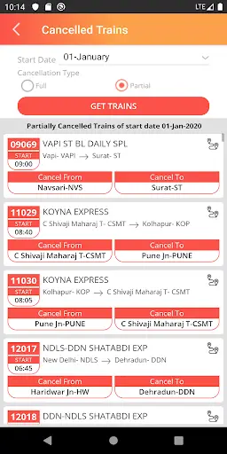 National Train Enquiry System screenshot 7