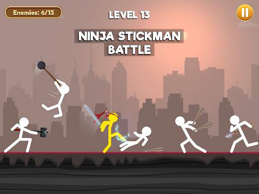 stickman perang: tongkat ninja screenshot 2