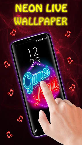 Neon Mouth Light APUS Live Wallpaper screenshot 1