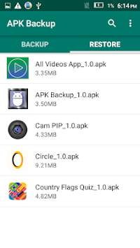 App Backup & Restore 6 تصوير الشاشة