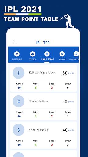 Live Score, Indian Cricket League 2021 Live Match screenshot 3