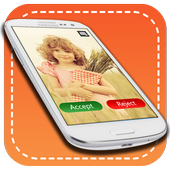 Animated Full Screen Caller ID icon
