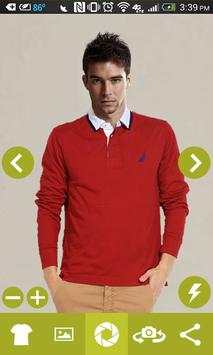 Man T-shirt Photo Suit screenshot 1