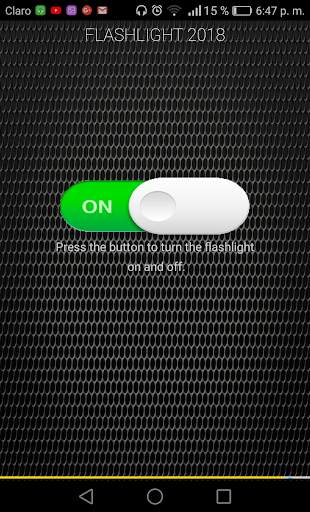 Linterna LED Free para Android screenshot 2