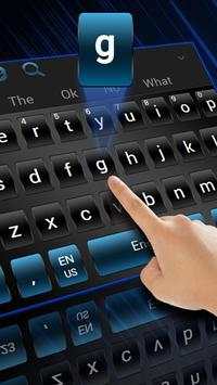 Black Blue Keyboard screenshot 2