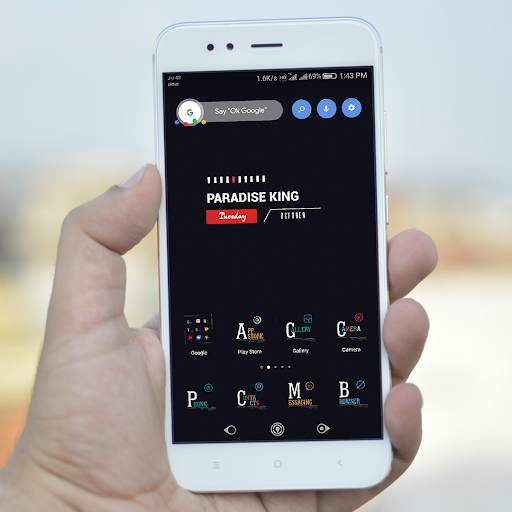 King Paradise Emui 5 Theme скриншот 1