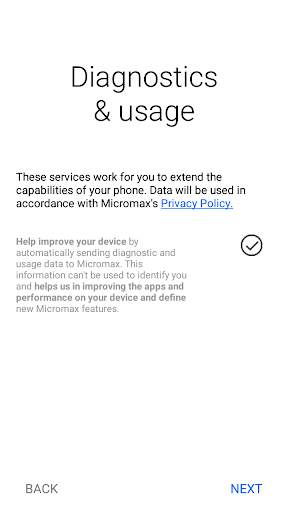 Micromax Diagnostics screenshot 1