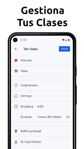 Agenda Escolar - Horario screenshot 5
