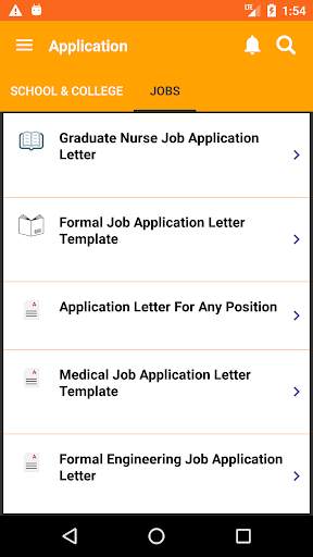 Application Writing screenshot 2