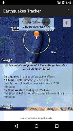 Earthquakes Tracker screenshot 5