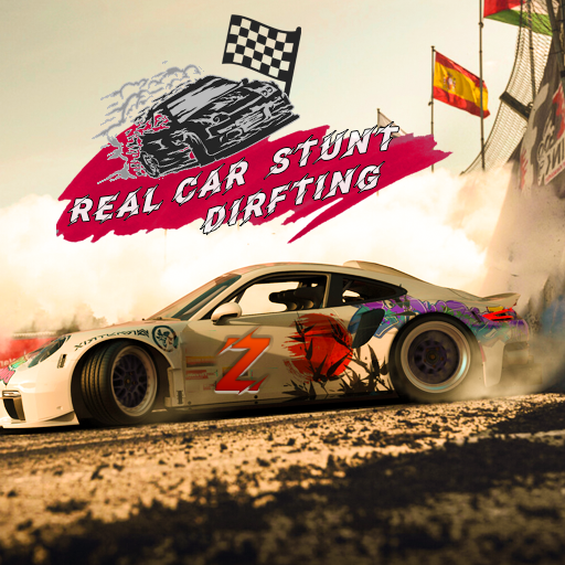 Flip Real Car Mega Stunts drifting AI game. icon