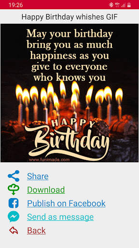 Happy Birthday Cards App screenshot 5