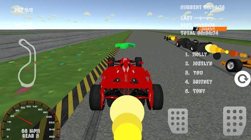 Free Cartoon Formula Racing 3D screenshot 6