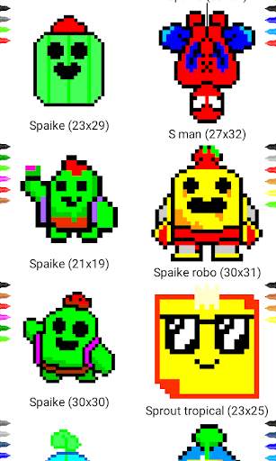 How to draw pixel characters drawing step by step screenshot 3