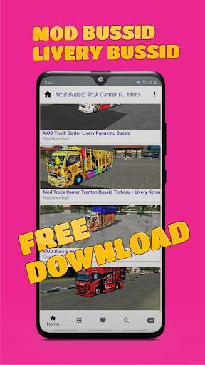 Mod Bussid Truk Canter DJ Mino 2020 screenshot 1