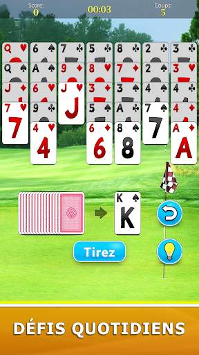 Golf Solitaire - Jeu de Cartes screenshot 4