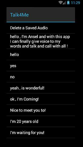 Talk4Me - TTS Voice Mobile screenshot 6