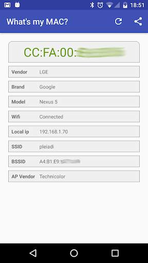 What's my MAC address? screenshot 1