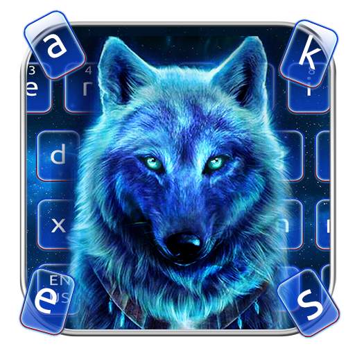 Neon Wolf Keyboard Themes 1.0