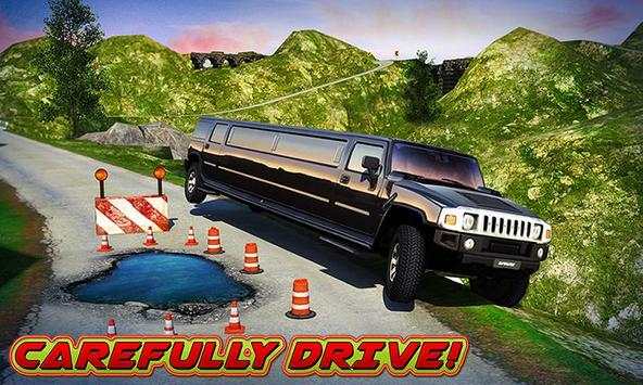 Offroad Hill Limo Driving 3D screenshot 3