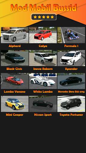 Mod Bussid Mobil Mewah screenshot 2
