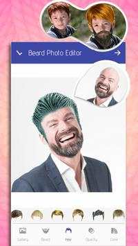 Beard, mustache & hair Photo Editor : New Styles screenshot 3