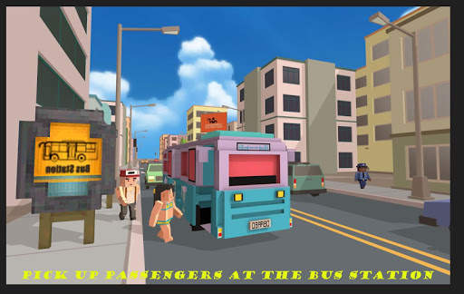 Craft World Bus Driving Simulator screenshot 3