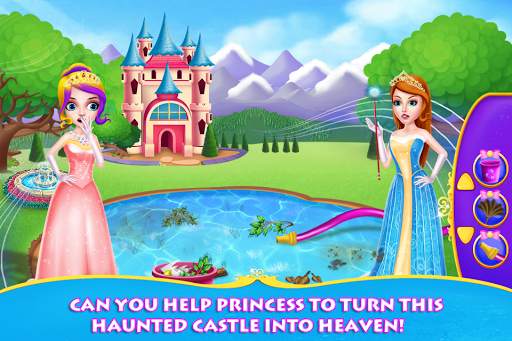 Princess Cleaning Haunted Castle screenshot 8