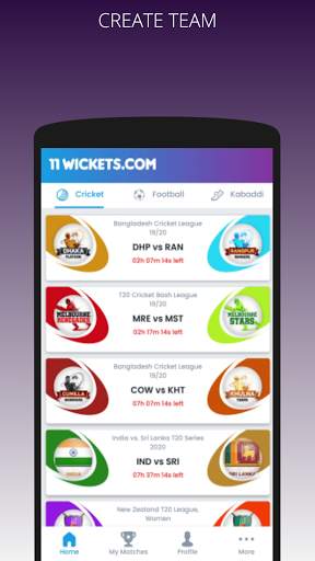 11 Wickets Fantasy Cricket Guide screenshot 1
