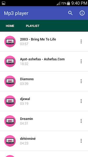 Free Mp3 player - Audio Music screenshot 2