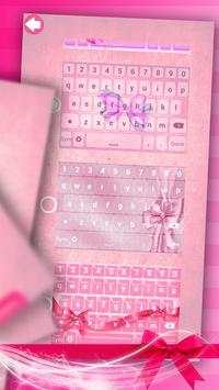 Pink Bow Emoji Keyboard screenshot 7