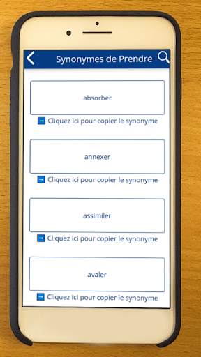 Dictionnaire Synonymes Francais - SynoClic скриншот 2