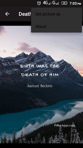 Death Quotes Wallpapers скриншот 8