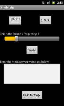 Flashlight Application screenshot 2