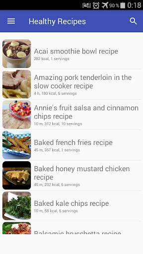 Healthy recipes with photo offline screenshot 1