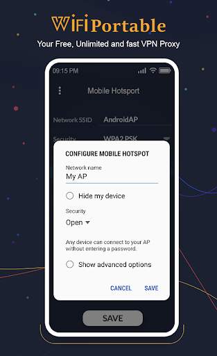Portable Wi-Fi Hotspot Free 5 تصوير الشاشة