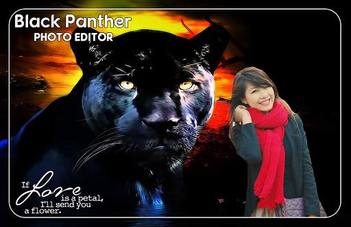 Black Panther Photo Editor screenshot 1
