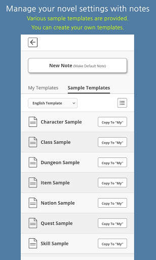 FolderStory - Write novel, Create World screenshot 2