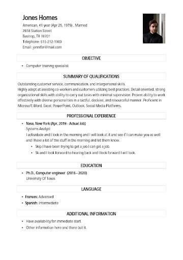 Resume Creator - Professional screenshot 6