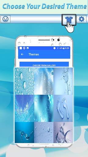 Water Drops Keyboard: Water Effects Themes Emojis screenshot 3