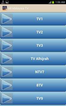 All Malaysia TV Channel स्क्रीनशॉट 1