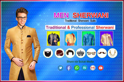 Men Sherwani Photo Suit Editor 2020 : Photo Frames screenshot 17